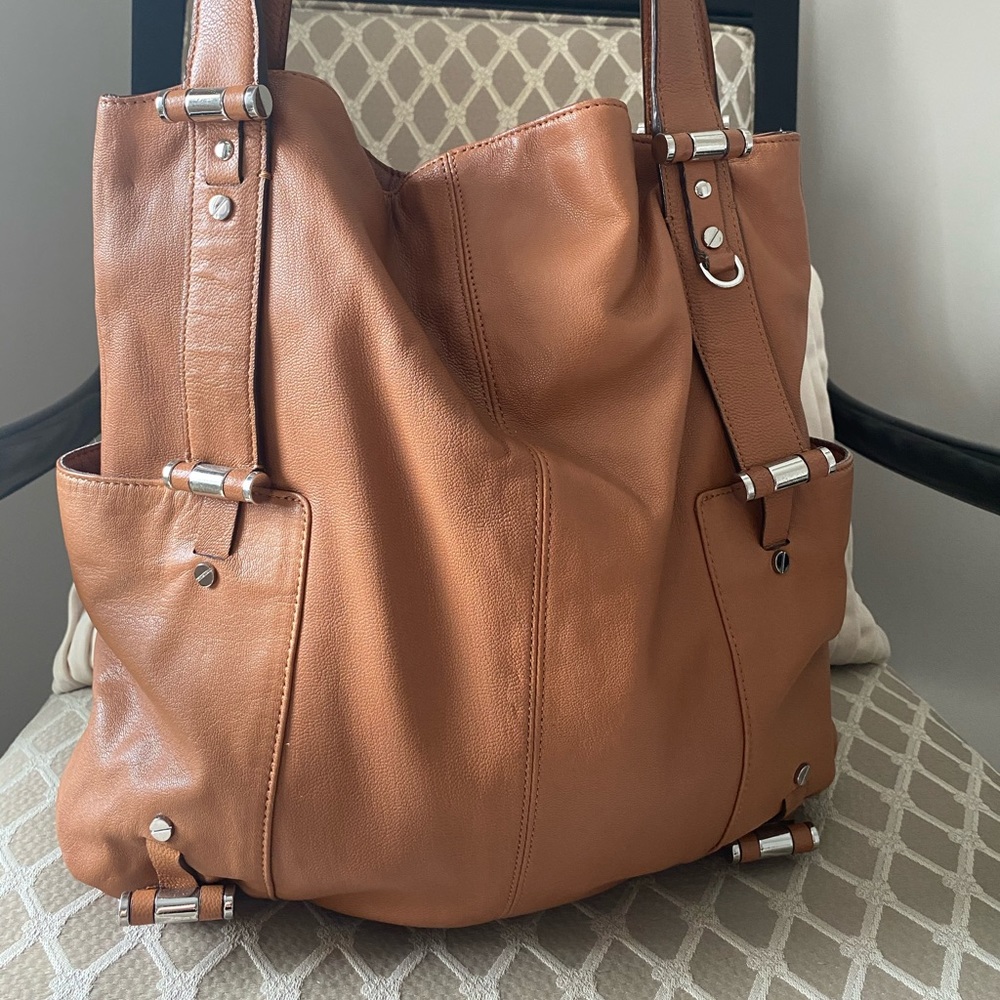 Michael kors leather handbag